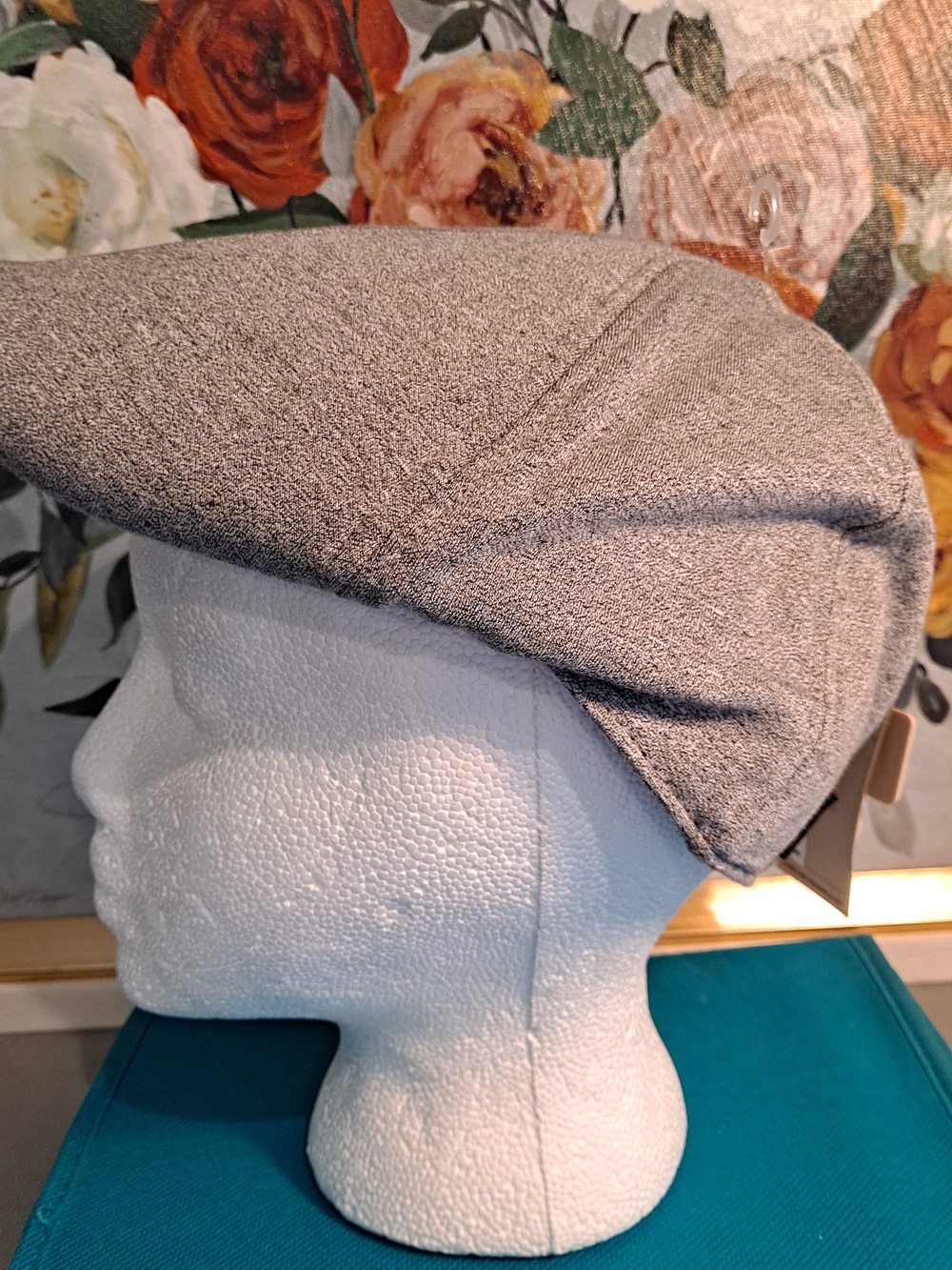 Levi's Gray Unisex Flat Newsboy Cap Hooligan Duckbill Poly Cotton Spandex NWT